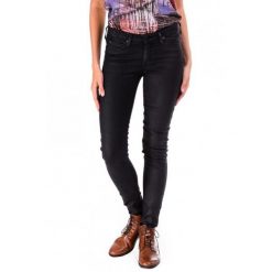 JEANSY DAMSKIE LEE SCARLETT BLACK COATED L526EEFB. Czarne jeansy damskie Lee. Za 189.99 zł.