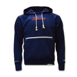 Bluza z kapturem Nike Standard Issue Hoodie College. Niebieskie bluzy damskie Nike, bez wzorów, z kapturem. Za 177.00 zł.
