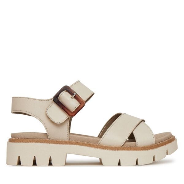 Sandały Remonte. Brązowe sandały damskie Remonte, bez wzorów, bez obcasa, na płaskiej podeszwie, bez zapięcia. Za 389.99 zł.