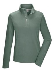 Killtec Bluza polarowa w kolorze szarozielonym rozmiar: 36. Zielone bluzy damskie Killtec, bez wzorów, z polaru, bez kaptura. Za 104.64 zł.