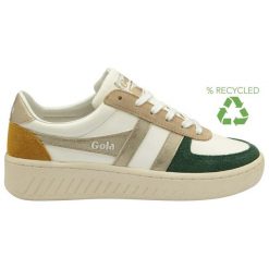 Trenerzy damscy Gola Grandslam Quad. Białe obuwie sportowe casual damskie Gola, bez zapięcia. Za 468.00 zł.