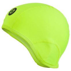 Czapka softshell wiatroszczelna oddychająca żółta. Żółte czapki damskie AGU, bez wzorów, z materiału. Za 126.35 zł.