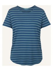 Finside Koszulka "Mekkoli" w kolorze niebieskim rozmiar: 36. Niebieskie bluzki damskie finside, bez wzorów, bez kołnierzyka, bez ramiączek. Za 105.14 zł.