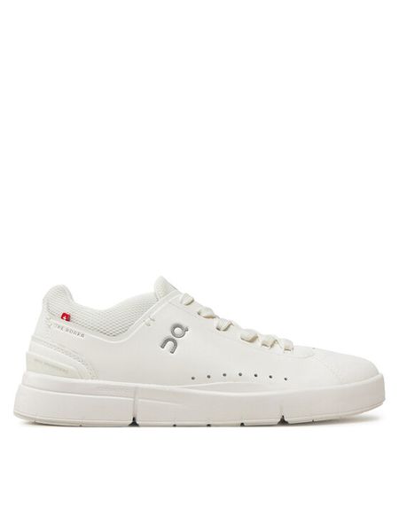 On Sneakersy The Roger Advantage 3WD10650108 Biały. Białe obuwie sportowe damskie On, ze skóry, bez zapięcia. Za 489.99 zł.