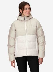 Marmot Kurtka puchowa "Guides" w kolorze beżowym rozmiar: XS. Brązowe kurtki damskie Marmot, xs, bez wzorów, z puchu, bez kaptura. Za 829.95 zł.