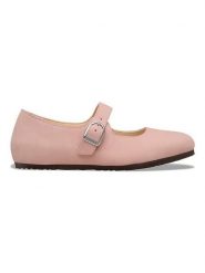 Birkenstock Skórzane baleriny "Santa Clarit" w kolorze jasnoróżowym rozmiar: 36. Różowe balerinki damskie Birkenstock, bez wzorów. Za 487.72 zł.