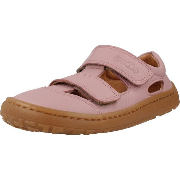 Sandały FRODDO G3150291 Rose. Czerwone sandały damskie Froddo, bez wzorów, ze skóry, bez obcasa, bez zapięcia. Za 349.99 zł.