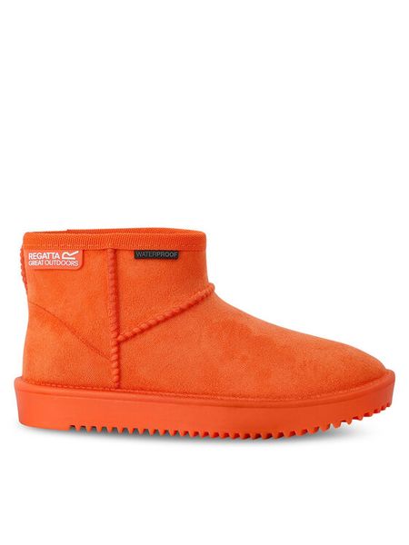 Regatta Kozaki RKF844 Pomarańczowy. Brązowe kozaki dziewczęce Regatta, bez wzorów, ze skóry, bez obcasa, bez zapięcia. Za 109.99 zł.