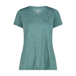 Koszulka damska CMP. Niebieskie koszulki sportowe damskie CMP, s, bez wzorów, bez ramiączek, trekkingowe. Za 192.00 zł.