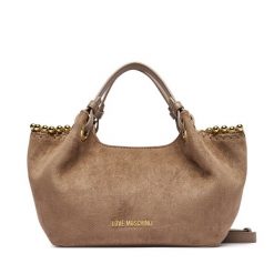 Torebka LOVE MOSCHINO. Brązowe kuferki damskie Love Moschino, bez dodatków. Za 919.99 zł.
