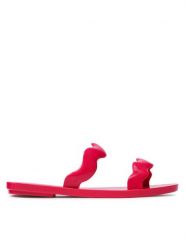 Melissa Klapki Wind Ad 33424 Różowy. Czerwone klapki damskie Melissa, bez wzorów, z tworzywa sztucznego, bez obcasa, bez zapięcia. Za 199.99 zł.