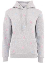 Zwillingsherz Bluza "Anchor" w kolorze szarym rozmiar: L/XL. Szare bluzy damskie Zwillingsherz, l, bez wzorów, z bawełny, z kapturem. Za 210.81 zł.