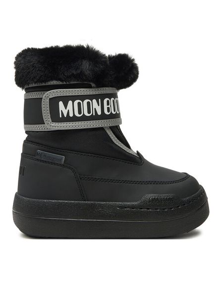 Moon Boot Śniegowce Junior Park Strap 80D3440030 Czarny. Czarne buty zimowe chłopięce Moon Boot, z materiału, bez zapięcia. Za 469.99 zł.