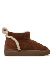 Inuikii Śniegowce Shearling Slipin 75202-010 Brązowy. Brązowe śniegowce damskie Inuikii, ze skóry. Za 939.99 zł.