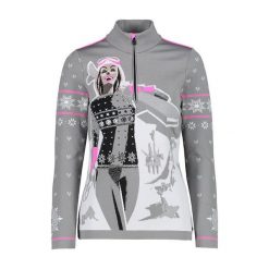Bluza damska turystyczna CMP 7H9. Czerwone bluzy damskie CMP, xs, bez wzorów, bez kaptura. W wyprzedaży za 454.99 zł.