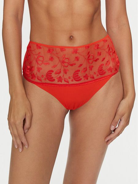 Chantelle Stringi Philter C22CG5 Pomarańczowy. Brązowe stringi Chantelle, bez wzorów, z syntetyku. Za 99.99 zł.