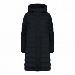Płaszcz ocieplany damska CMP 35K3676 Coat Fix Hood. Czarne płaszcze damskie CMP, l, bez wzorów, z materiału, z kapturem. Za 739.99 zł.