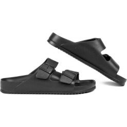 Klapki plażowe damskie Coqui Kong. Czarne klapki damskie Coqui, bez wzorów, bez obcasa, bez zapięcia. Za 138.99 zł.