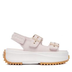 Sandały Converse. Brązowe sandały damskie Converse, bez wzorów, bez obcasa, na płaskiej podeszwie, bez zapięcia. Za 419.99 zł.