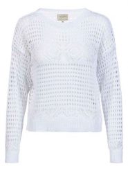 Herrlicher Sweter w kolorze białym rozmiar: L. Białe swetry klasyczne damskie Herrlicher, l, bez kołnierzyka. Za 165.99 zł.