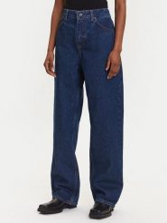 HUGO Jeansy Leni_B 50534157 Granatowy Loose Fit. Niebieskie jeansy damskie Hugo. Za 389.99 zł.