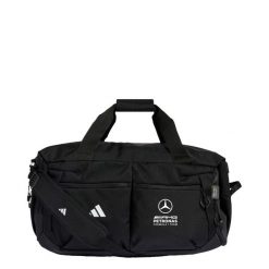 TORBA MERCEDES-AMG PETRONAS FORMULA 1 ENGINEERS & MARKETING. Czarne torby podróżne Adidas, bez wzorów, z materiału. Za 529.00 zł.