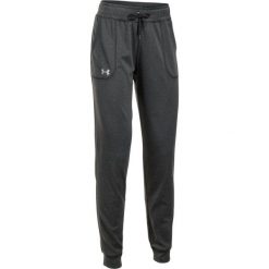 Odzież damska: Under Armour Spodnie Dresowe Tech Pant Solid Carbon Heather Metallic Silver M