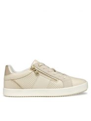 Geox Sneakersy D Blomiee D366HE 05422 C1S5V Beżowy. Brązowe obuwie sportowe damskie Geox, ze skóry, bez zapięcia. Za 299.99 zł.