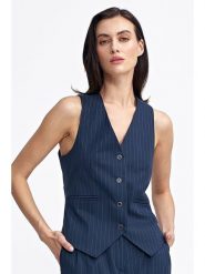 Nife Kamizelka w kolorze granatowym rozmiar: 38. Niebieskie kamizelki damskie Nife, bez wzorów, bez kaptura. Za 210.81 zł.
