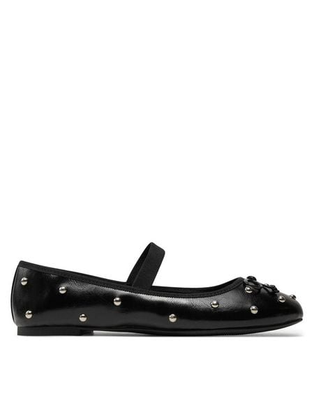 Aldo Baleriny Byanca 13873094 Czarny. Czarne balerinki damskie ALDO, bez wzorów, ze skóry. Za 206.99 zł.