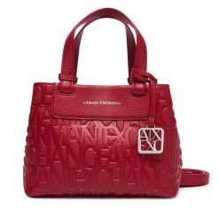 Torebka Armani Exchange. Czerwone torebki klasyczne damskie Armani Exchange, bez dodatków. Za 589.99 zł.