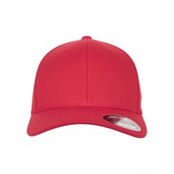 Czapka Flexfit wool blend. Czerwone czapki z daszkiem damskie FLEXFIT, bez wzorów. Za 148.50 zł.
