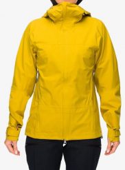 Kurtka przeciwdeszczowa damska Houdini BFF Jacket. Żółte kurtki damskie Houdini, m, bez wzorów, z hardshellu, bez kaptura. Za 1,028.49 zł.