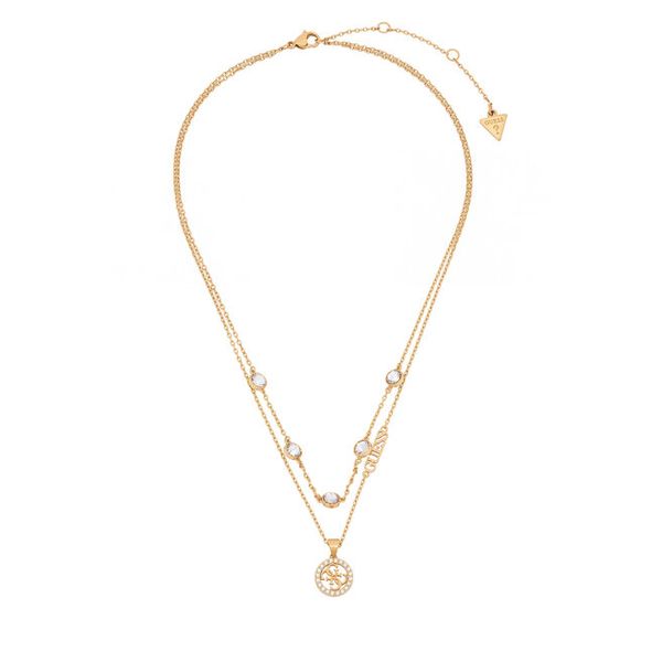 Naszyjnik Guess. Żółte naszyjniki damskie Guess, złote. Za 349.99 zł.