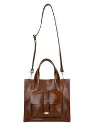 Wojas Skórzana torebka w kolorze jasnobrązowym - 30 x 27 x 11 cm rozmiar: onesize. Brązowe torebki klasyczne damskie Wojas, z materiału, przez ramię, bez dodatków. Za 373.35 zł.