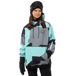 Kurtka snowboardowa damska W1-W Ushuaia. Niebieskie kurtki damskie SIROKO, xl, bez wzorów, z softshellu, bez kaptura. W wyprzedaży za 383.00 zł.