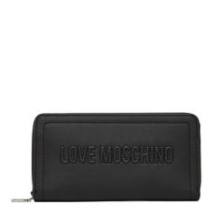 Portfel LOVE MOSCHINO. Czarne portfele damskie Love Moschino, bez wzorów. Za 323.99 zł.