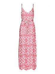 Vero Moda Sukienka w kolorze jasnoróżowo-białym rozmiar: M. Białe sukienki damskie Vero Moda, bez wzorów, z tkaniny, bez ramiączek. Za 114.44 zł.
