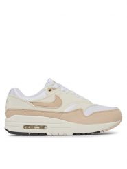 Nike Sneakersy Air Max 1 DZ2628 101 Beżowy. Brązowe obuwie sportowe damskie Nike, z materiału, bez zapięcia. Za 659.99 zł.