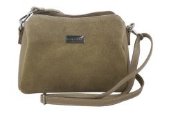 Listonoszka skórzana BARBERINI'S beżowa 931-2. Brązowe shopper bag Barberinis, bez wzorów, ze skóry, duże, bez dodatków. Za 249.99 zł.