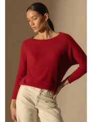 Perfect Cashmere Kaszmirowy sweter "Molly" w kolorze czerwonym rozmiar: M. Czerwone swetry klasyczne damskie Perfect Cashmere, m, z kaszmiru, bez kołnierzyka. Za 361.02 zł.