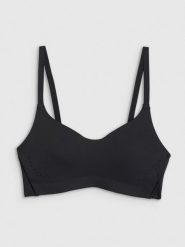 4F Biustonosz do jogi z niskim wsparciem damski - czarny M. Czarne biustonosze sportowe damskie 4F, bez wzorów. Za 129.99 zł.