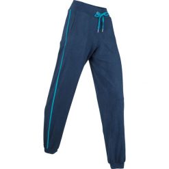 Spodnie sportowe, długie, Level 1 bonprix ciemnoniebieski melanż. Niebieskie spodnie dresowe damskie bonprix, melanż. Za 79.99 zł.