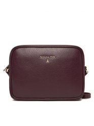 Patrizia Pepe Torebka CB8985/L001-M536 Bordowy. Czerwone listonoszki damskie Patrizia Pepe, bez wzorów, ze skóry, bez dodatków. Za 729.99 zł.