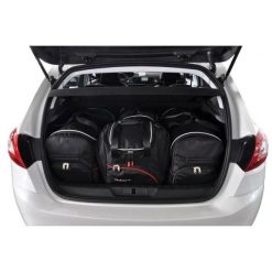Torby Do Bagażnika Peugeot 308 Hatchback 2013-2021 4Szt Kjust. Czarne torby podróżne KJUST, bez wzorów. Za 1,196.00 zł.