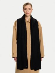 Tommy Hilfiger Szalik Flag Fluffy AW0AW17787 Czarny. Czarne szaliki damskie Tommy Hilfiger, bez wzorów, z materiału. Za 259.99 zł.