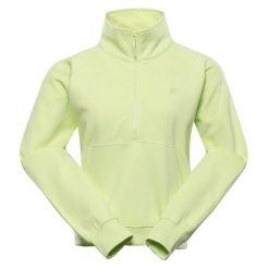 Bluza damska bawełniana Alpine Pro Negga. Żółte bluzy damskie Alpine Pro, l, bez wzorów, z bawełny, bez kaptura. Za 189.00 zł.