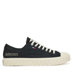 Trampki Palladium. Czarne trampki damskie Palladium, bez wzorów, bez zapięcia. Za 229.99 zł.