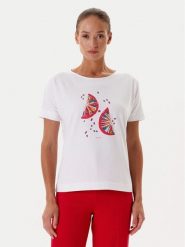 Tatuum T-Shirt Lali 1 T2511.110 Biały Regular Fit. Białe t-shirty damskie TATUUM, s, bez wzorów, z bawełny, bez kołnierzyka. Za 89.99 zł.