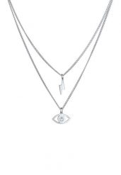 Elli Damski wisiorek Evil Eye, Piorun kryształami w srebrze 925 sterling silver Naszyjniki 1 ct. Szare naszyjniki damskie Elli, srebrne. Za 248.99 zł.